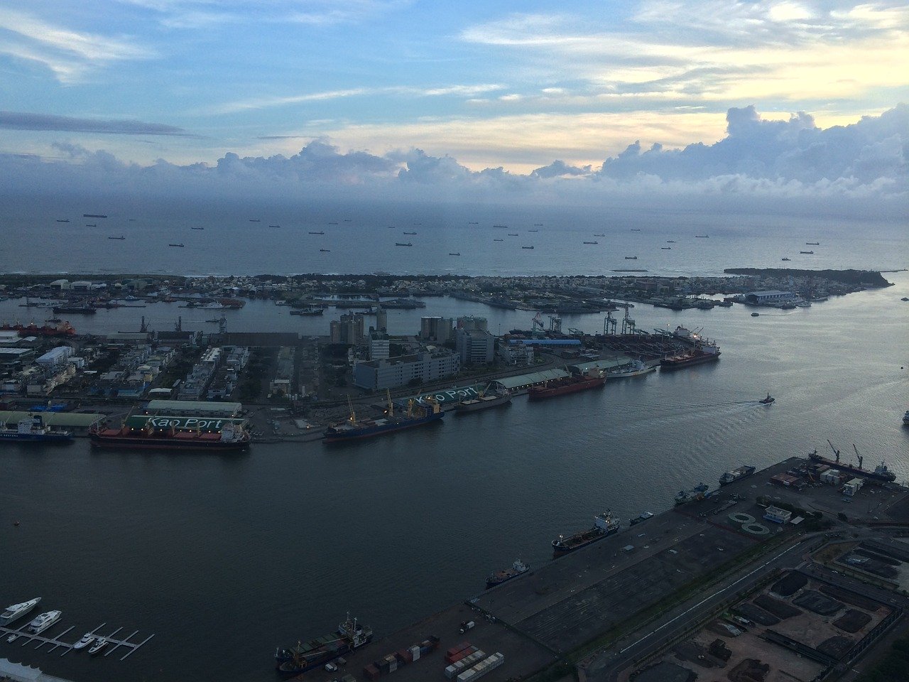 Kaohsiung Harbor and Port.