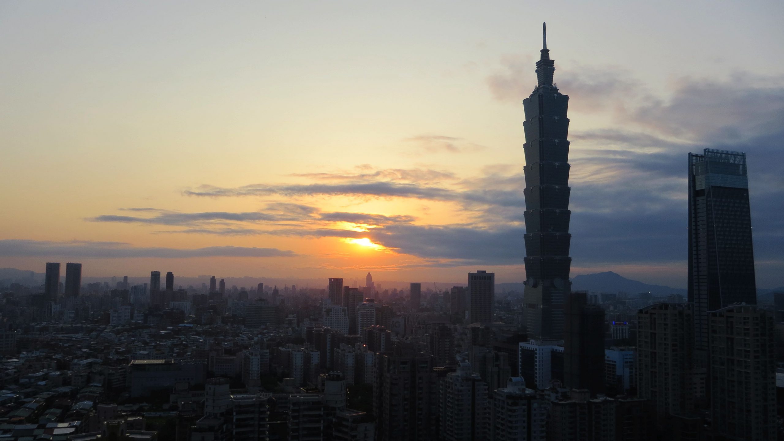 Taipei City Sunset