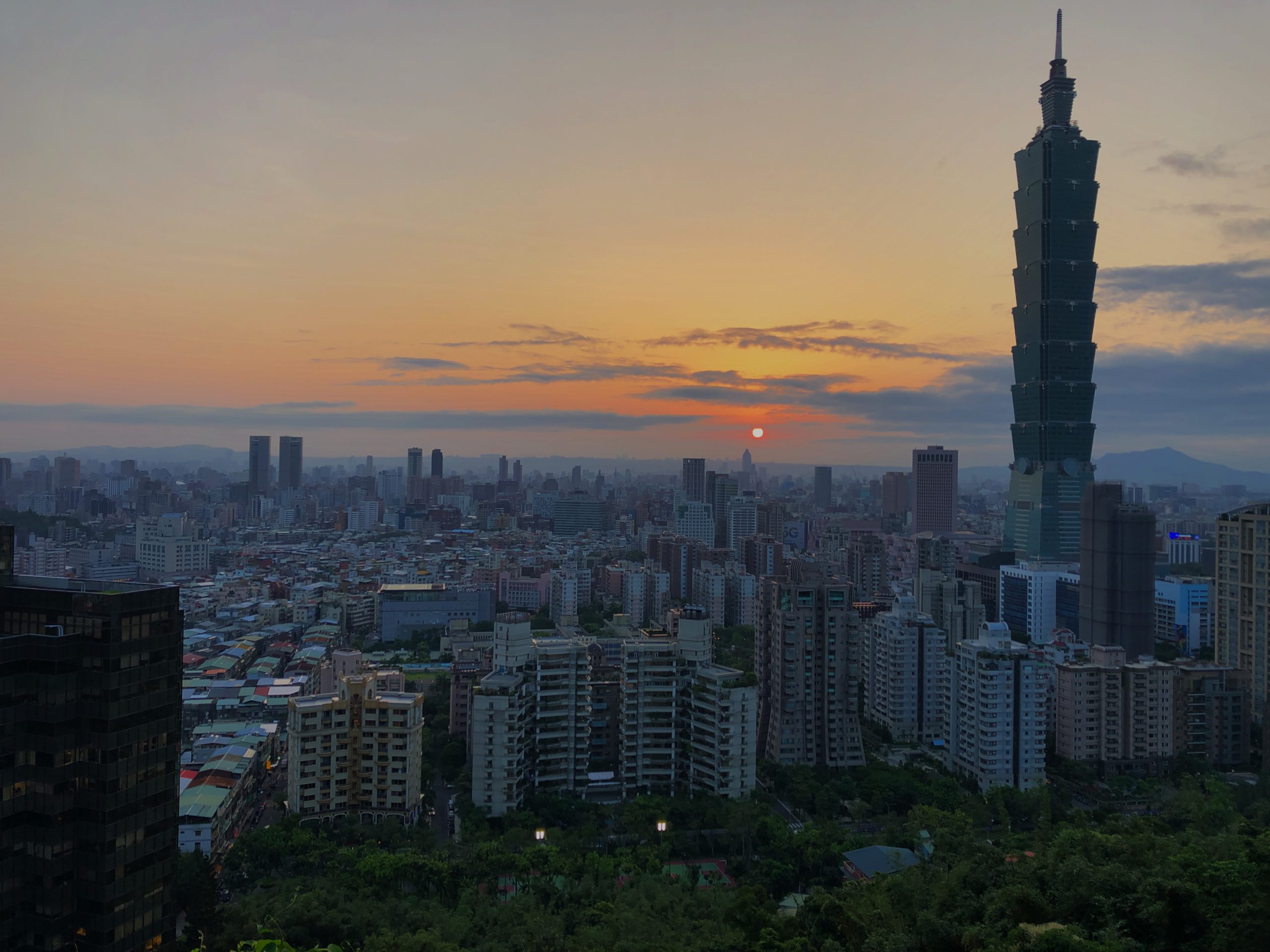 Taipei 101 Sunset